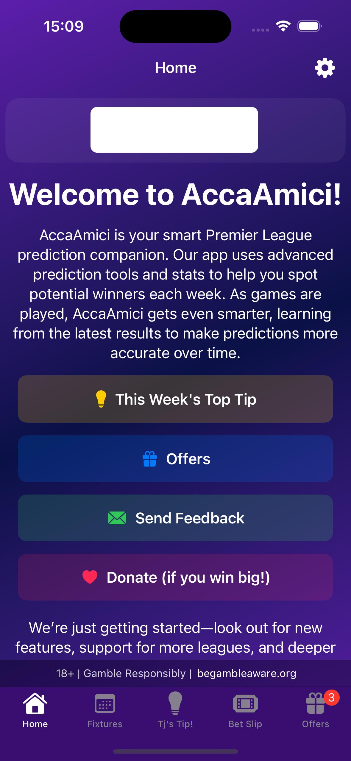 AccaAmici Home Preview